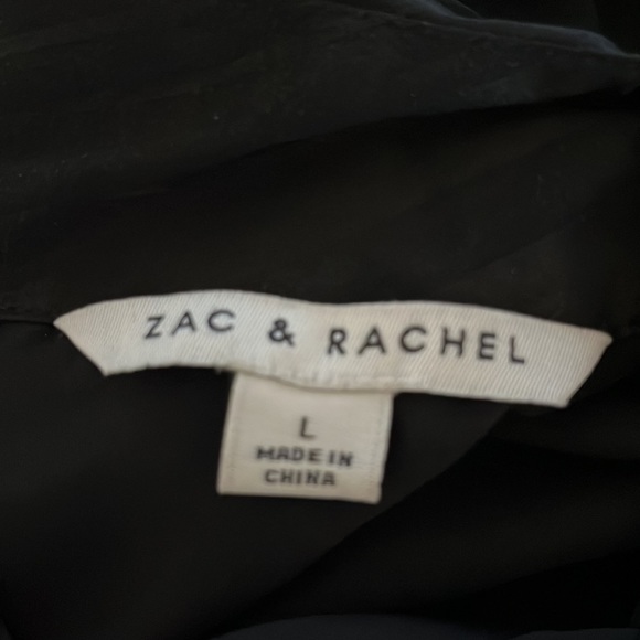 Zac & Rachel blouse. Size Large. Black and gold. - Picture 3 of 9